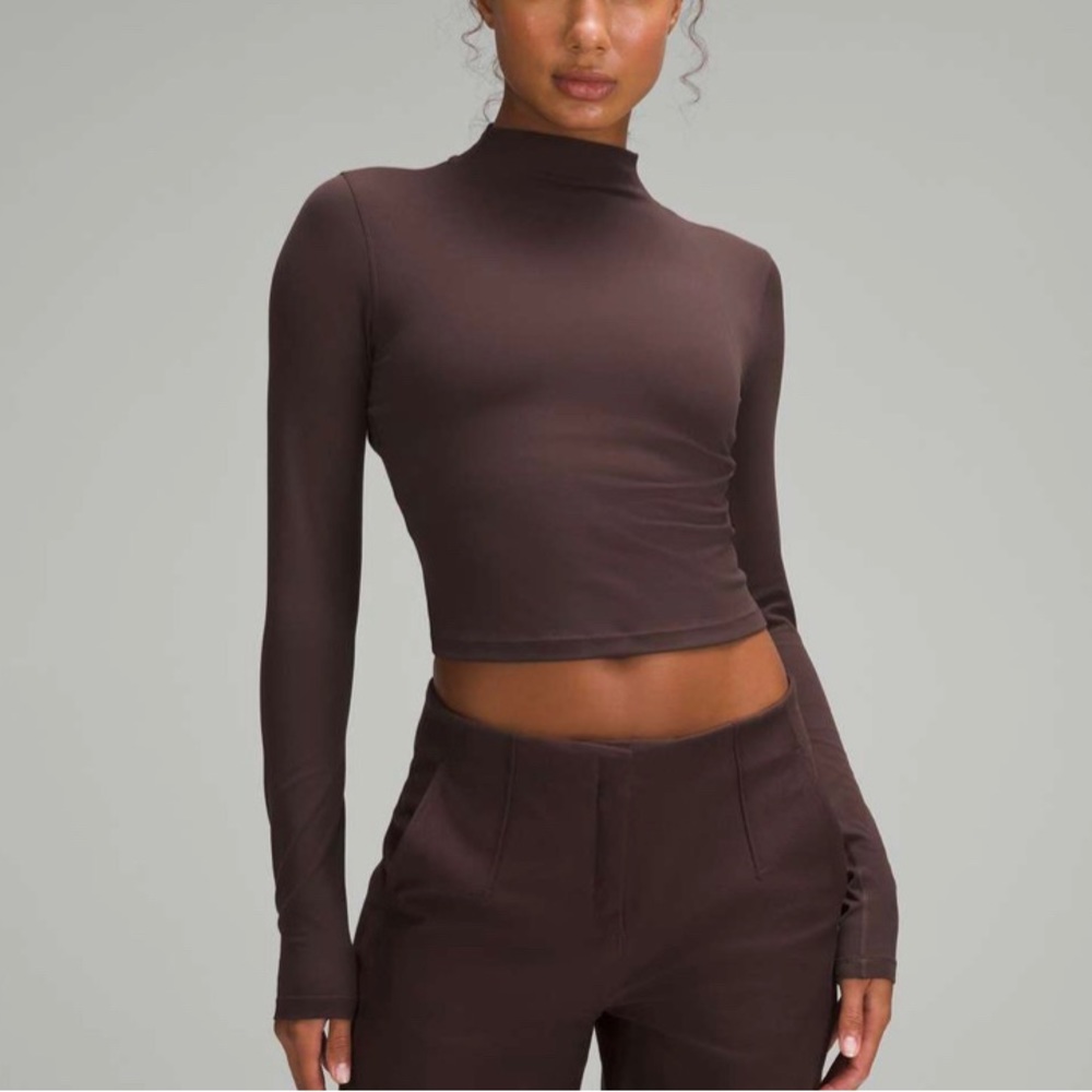 NWOT Lululemon All Aligned Mock-Neck Long-Sleeve Shirt